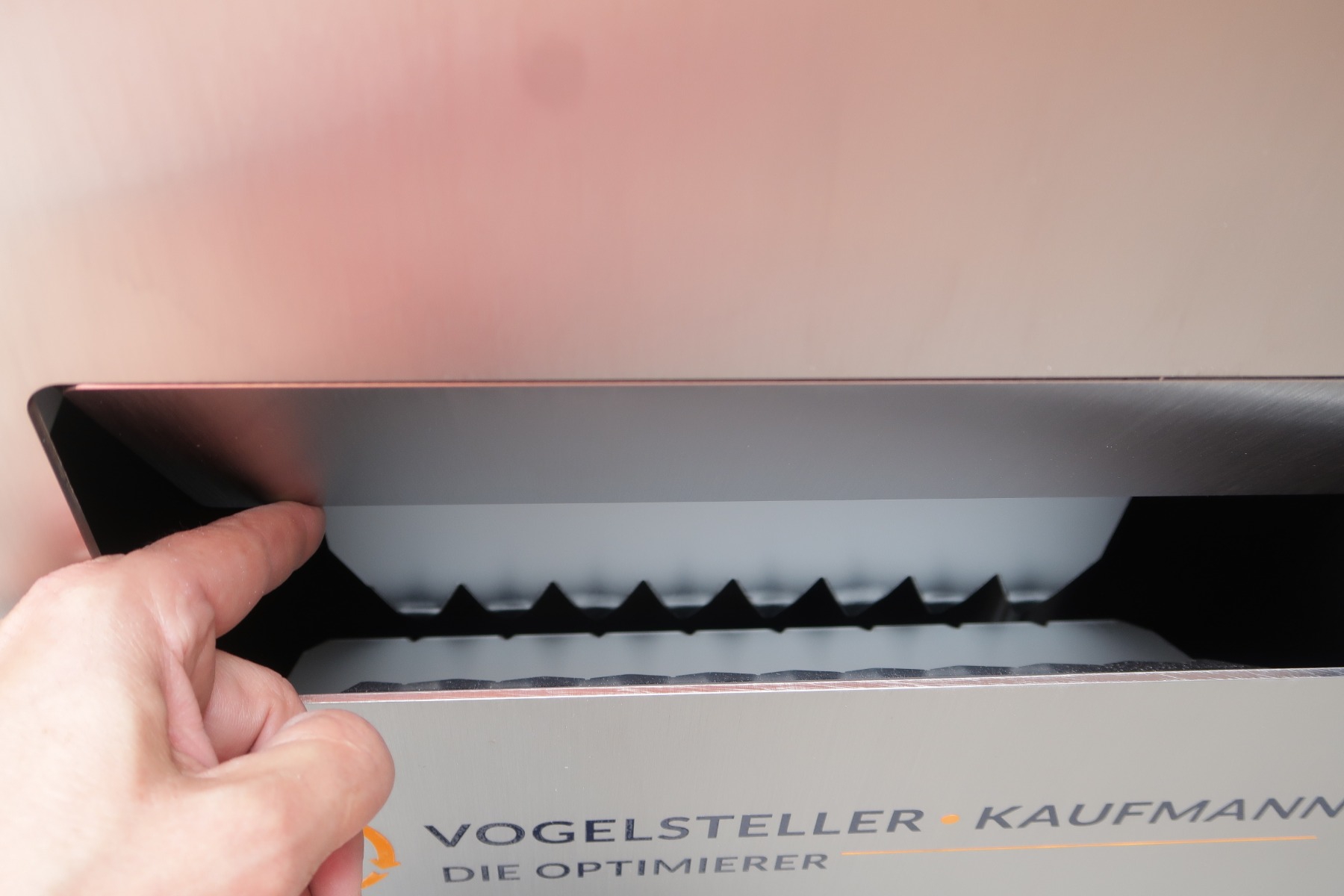 Sicherheits Standbriefkasten - Stele - A4-Ordner Briefkasten Typ 190 - RAL nach Wahl