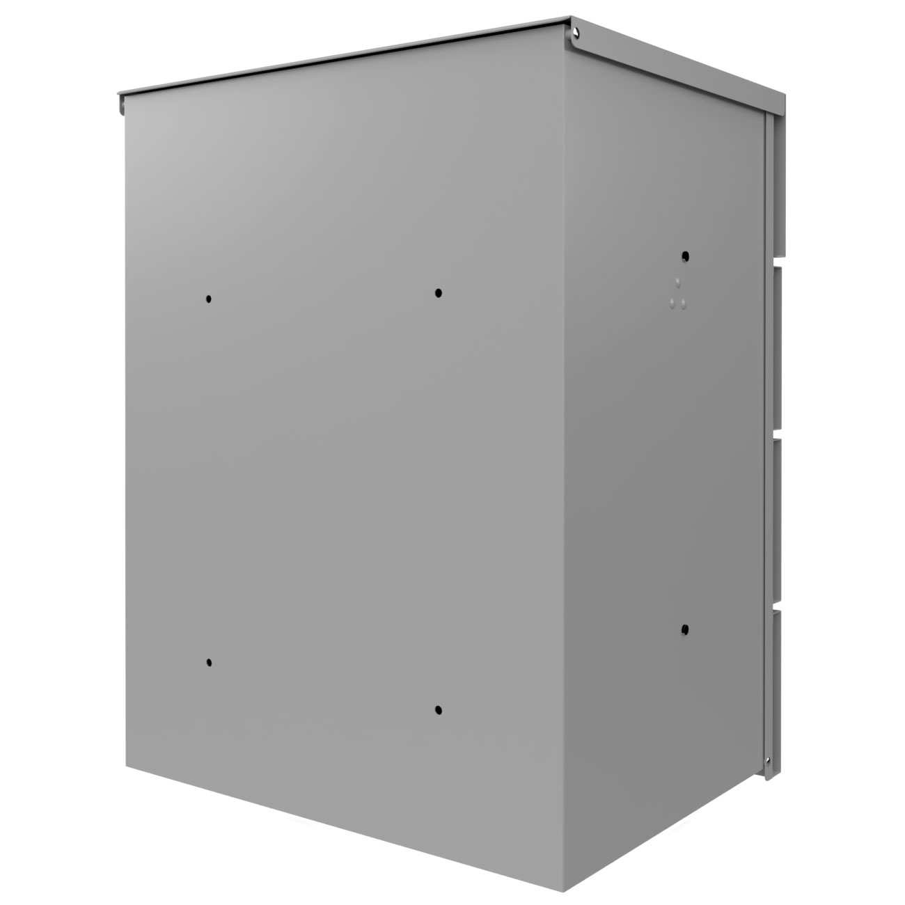 Aufputz Paketbox KANT Edition - Design Elegance 4 - RAL 9007 graualuminium