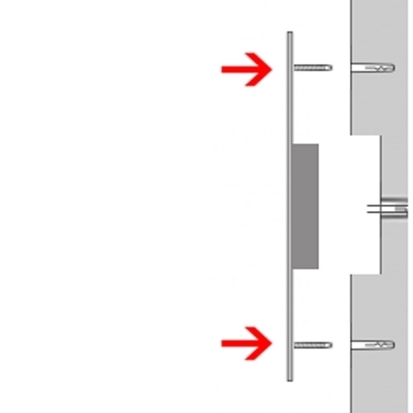 Edelstahl Klingelplatte 300x190 BASIC 422 mit Namensschild - 9 Parteien