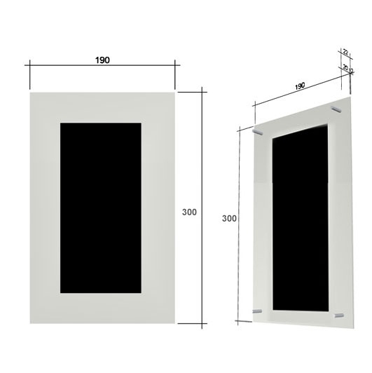 Edelstahl Videosprechanlage zur Unterputzmontage - GIRA System 106 - 2-fach