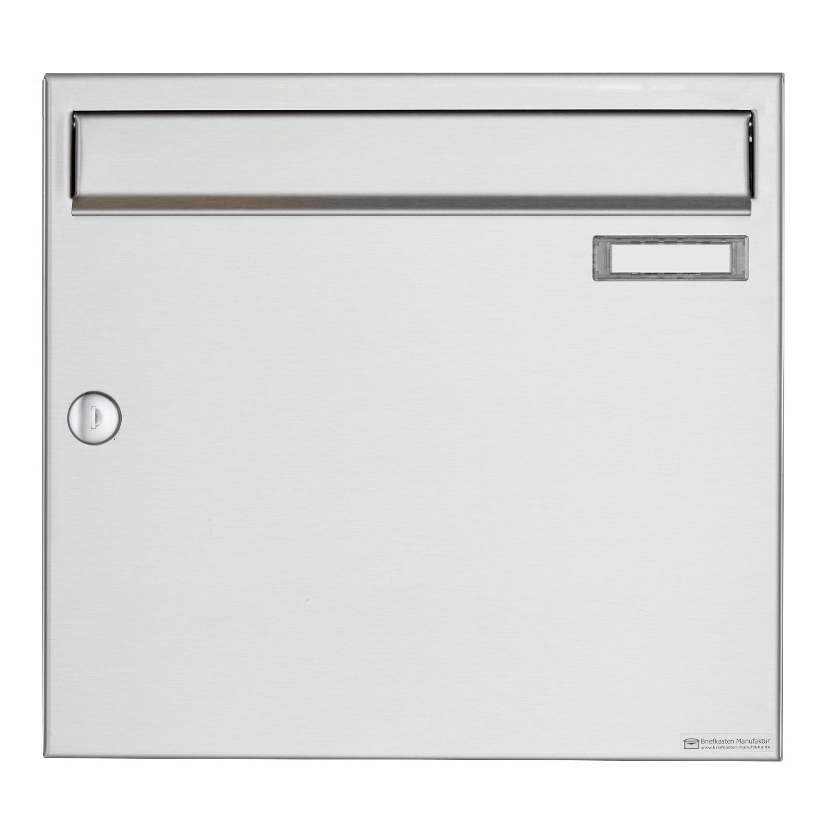 Edelstahl Aufputz Briefkasten Design BASIC 382A AP - 355x330x100