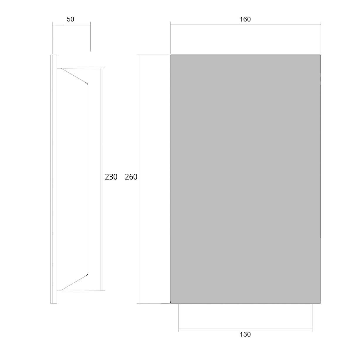 Modulare Video Türstation DIVISION 530S mit DoorBird D1100E - RAL Farbe mit Edelstahlapplikation