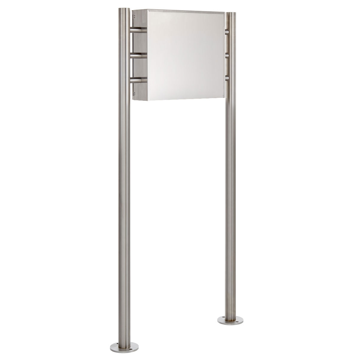 Edelstahl Standbriefkasten Design BASIC 381 ST-R