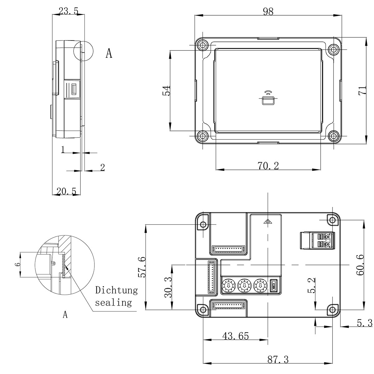 Busch-Jaeger Transponder-Modul schwarz