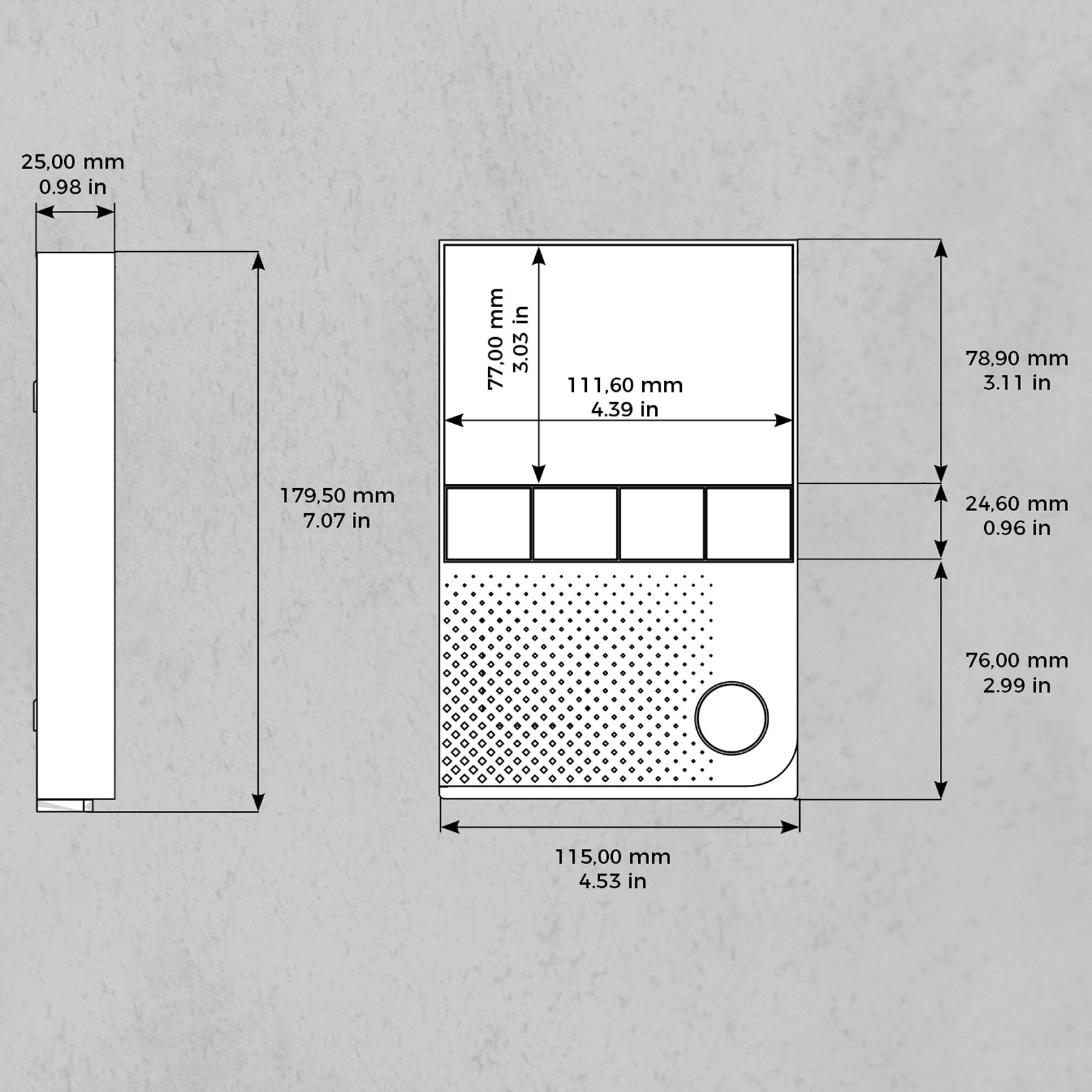 DoorBird IP VIDEO Wohnungsstation A1101