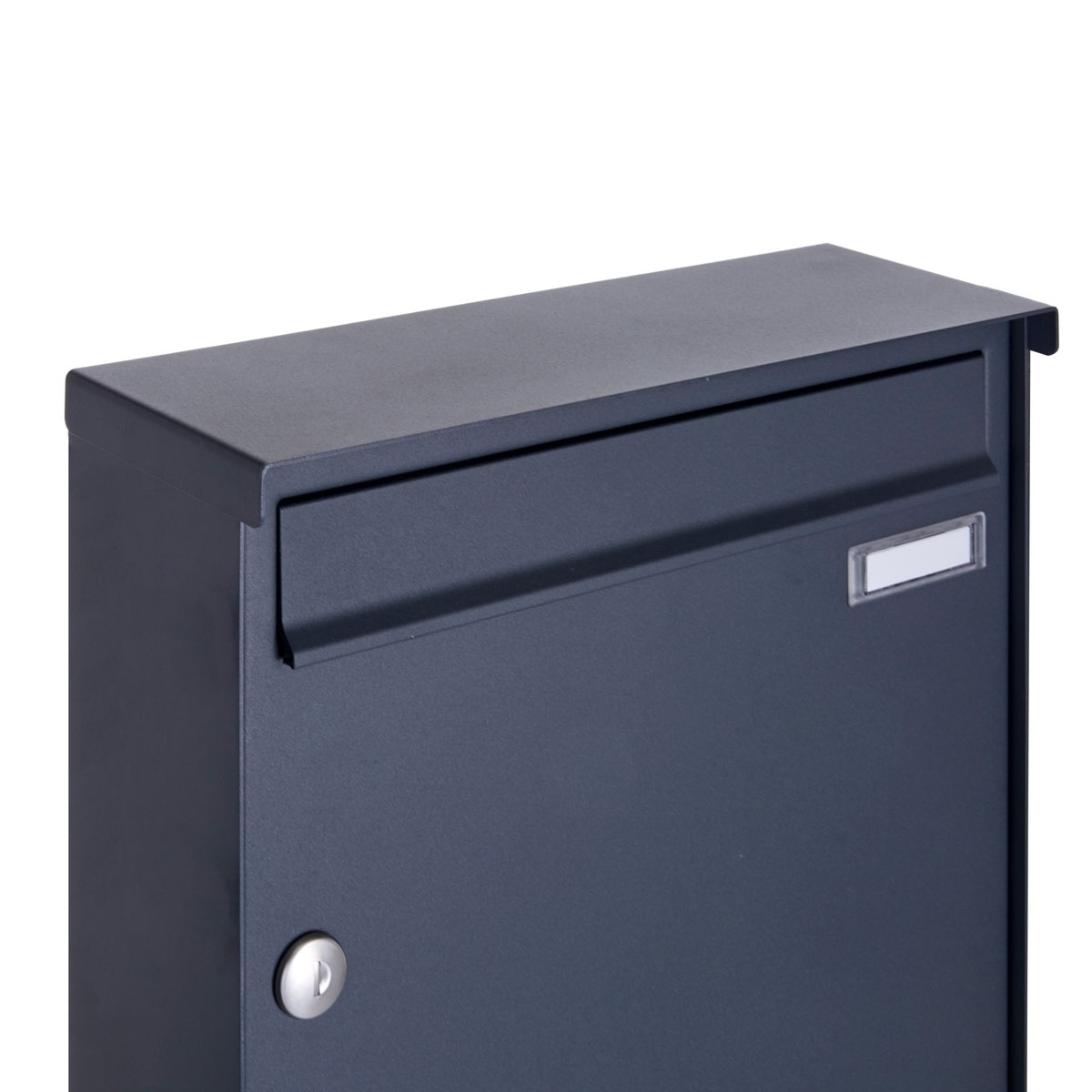 2er Aufputz Briefkasten mit Schaukasten BASIC Plus 389X ST-R - 710x660 - RAL nach Wahl