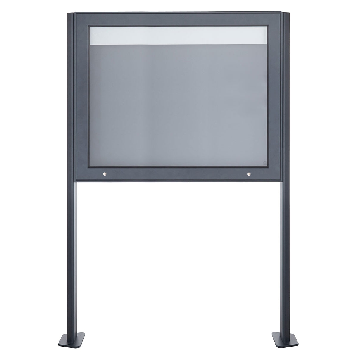 Freistehender Schaukasten FLEMING ST-T - 8 × DIN A4 • 980 × 830 mm - RAL nach Wahl