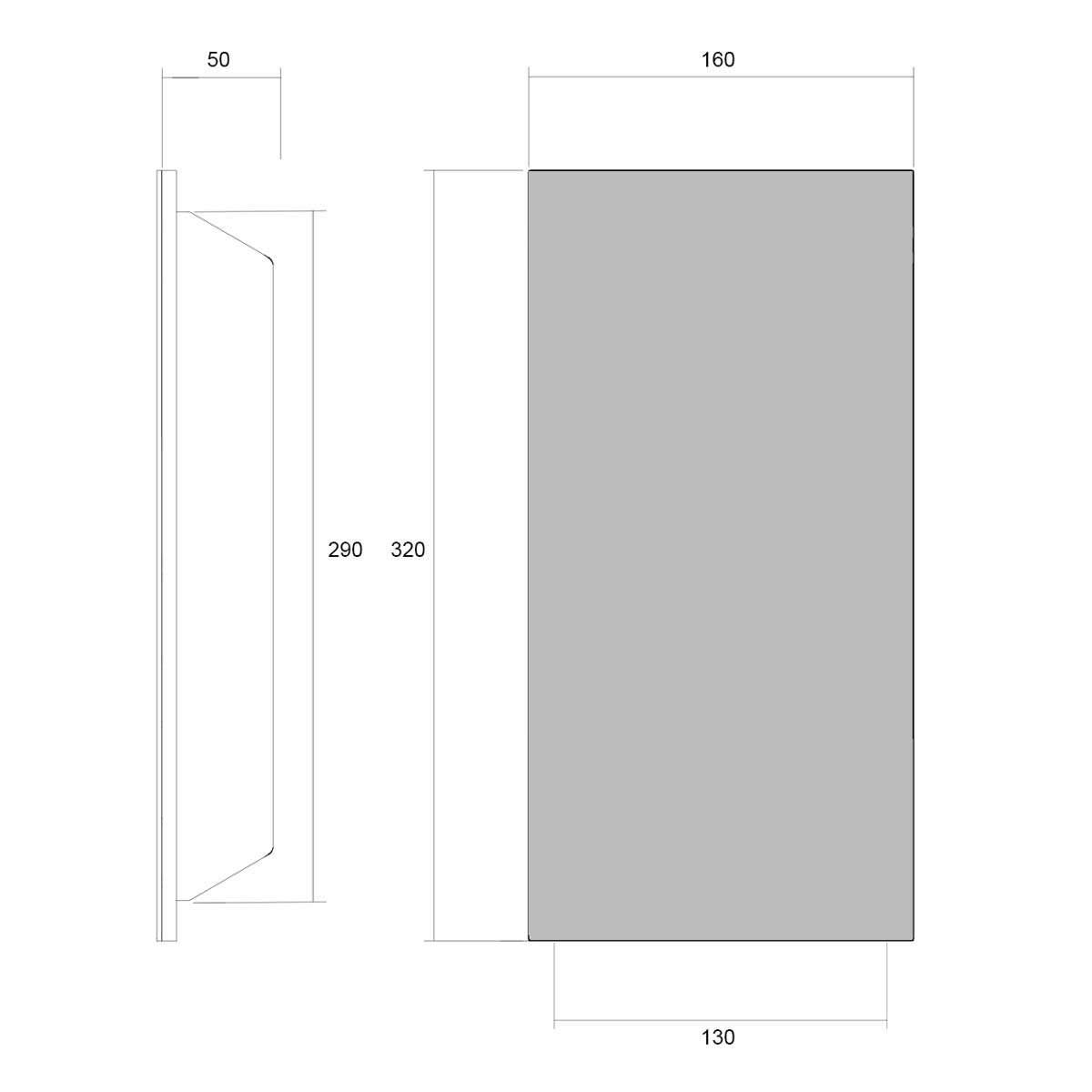 Edelstahl Video Türstation DESIGNER 529S Elegance III - RAL nach Wahl - Comelit VIDEO Komplettset