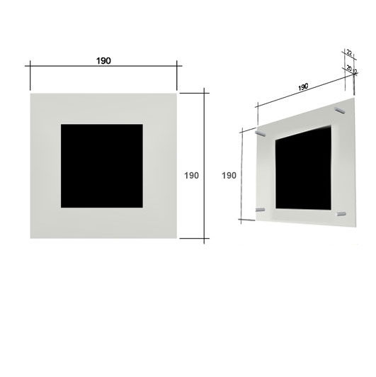 Edelstahl Sprechanlage zur Unterputzmontage - GIRA System 106 - 1-fach