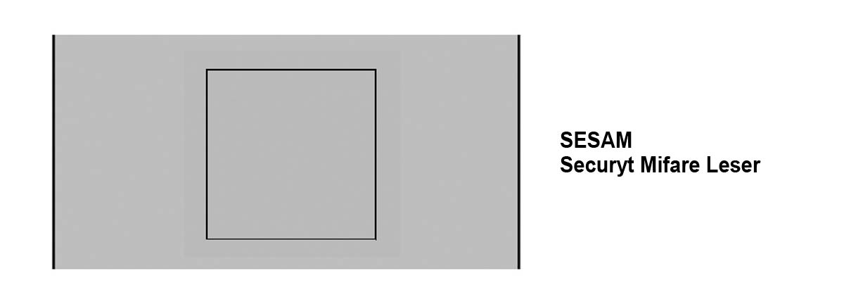 Sesam Securyt Mifare Leser vorbereitet