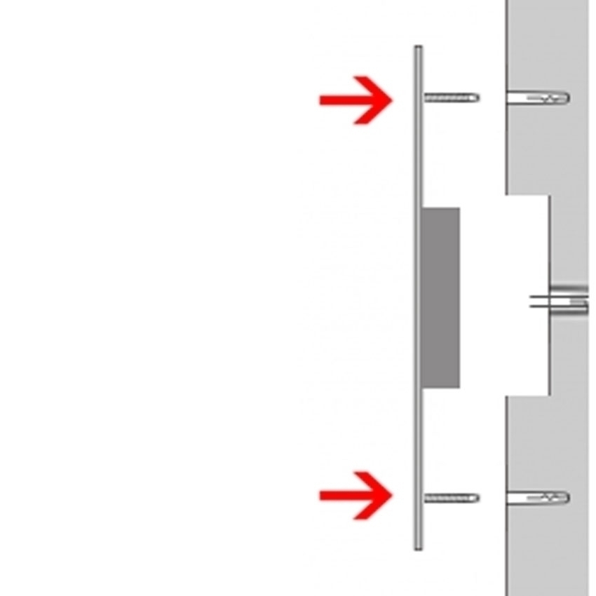 Edelstahl Klingelplatte 300x225 BASIC 421 pulverbeschichtet mit Namensschild - 12 Parteien