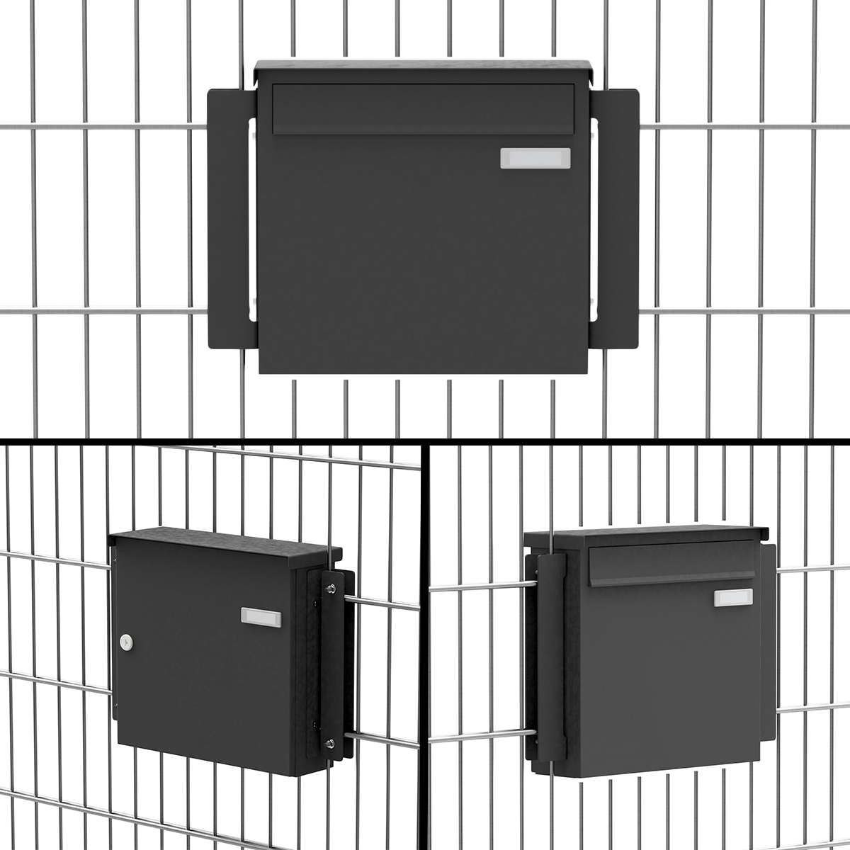 Befestigung f. Stabmattenzaun 330mm - RAL