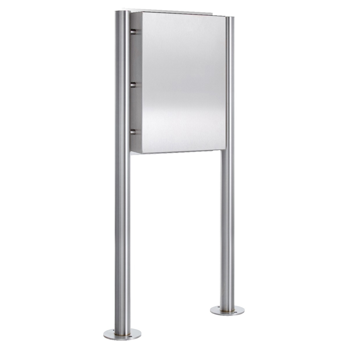 Edelstahl Standbriefkasten DESIGNER Style BIG ST-R pulverbeschichtet