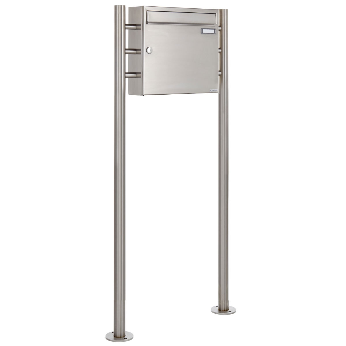 Edelstahl Standbriefkasten Design BASIC 381 ST-R