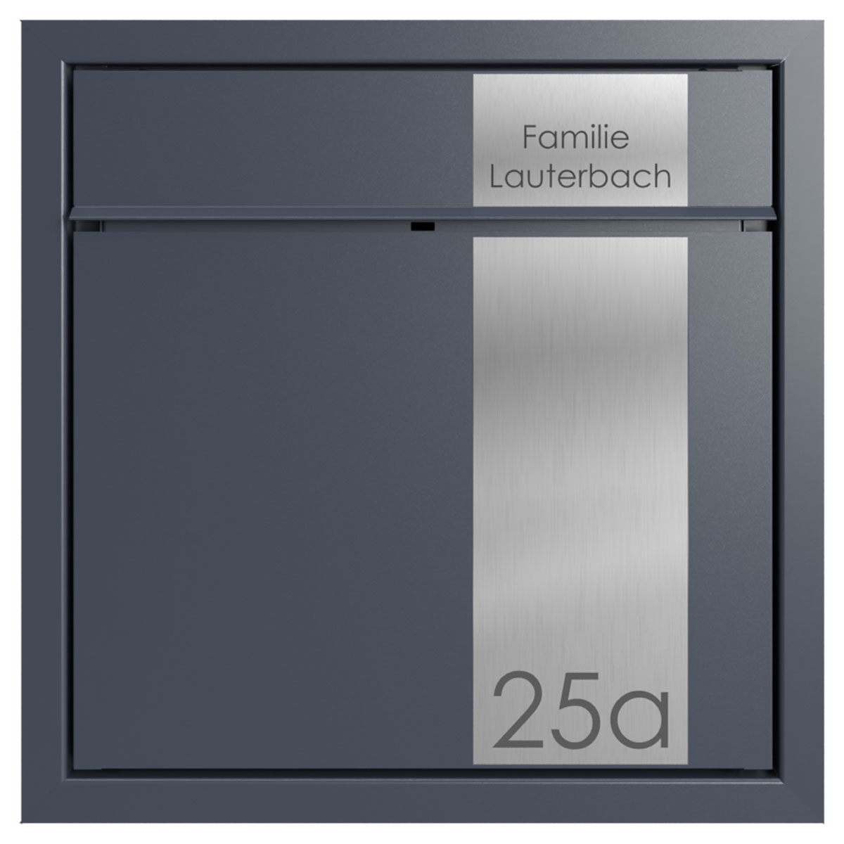 Unterputz Briefkasten GOETHE UP - Design Elegance 2 - RAL nach Wahl