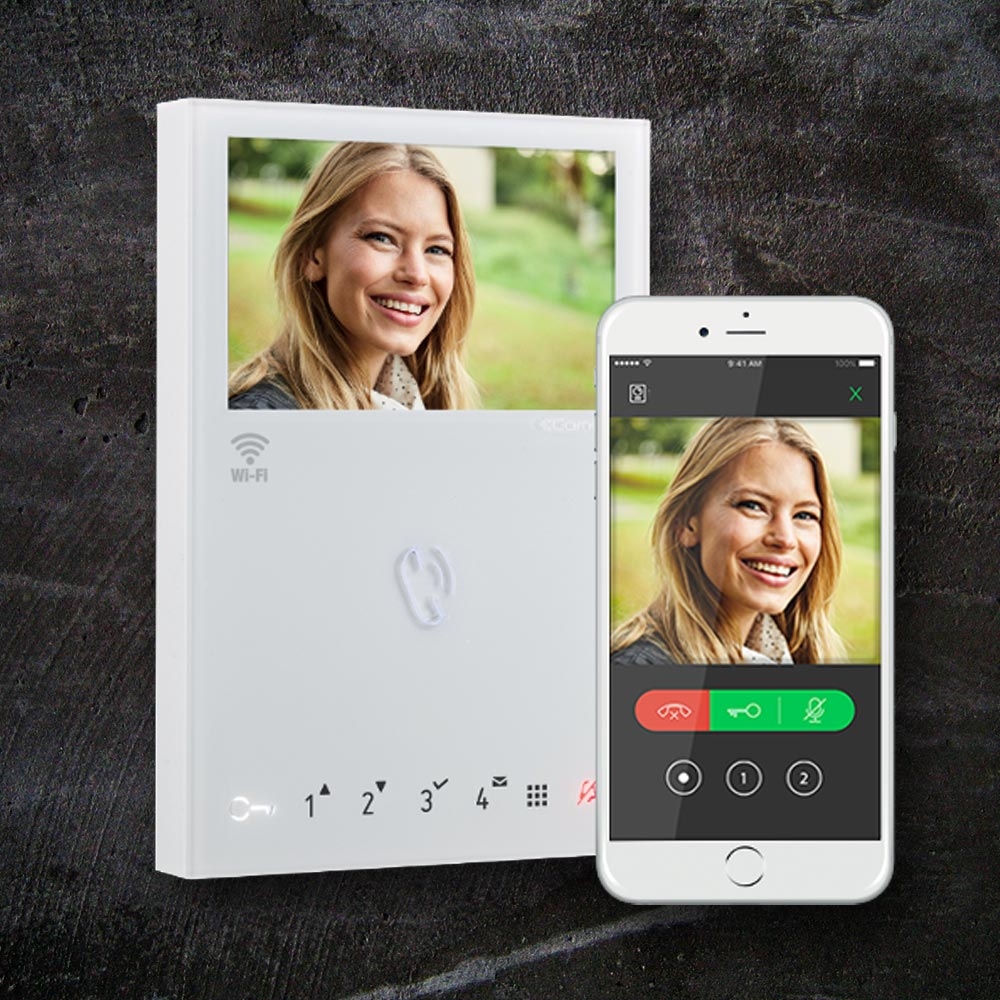 COMELIT Wohnungsstation Video 6741W mit Mobilfunktion