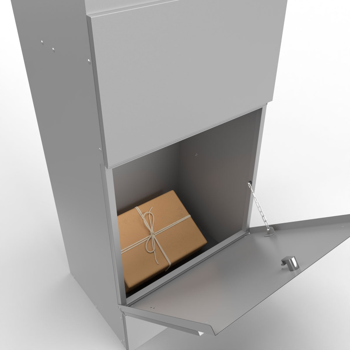 Standbriefkasten Paketbox KLEIST Edition - Design Elegance 2 - RAL 9007 graualuminium