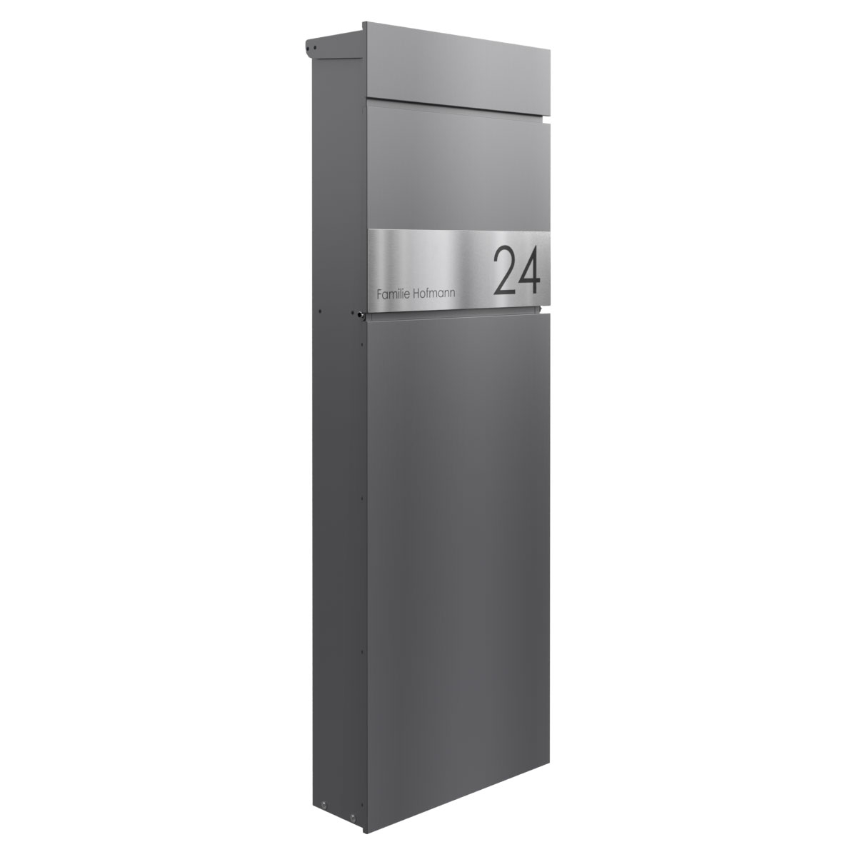 Standbriefkasten LESSING Edition - Design Elegance 1 - DB 703 eisenglimmer