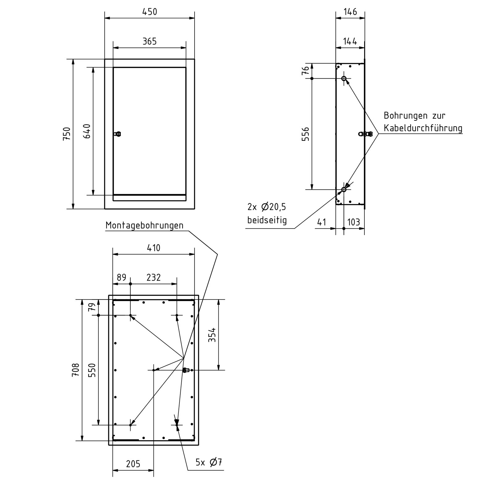 Wallbox Close BASIC Charge 1 - 11kW/16A mit Typ 2 Ladekabel