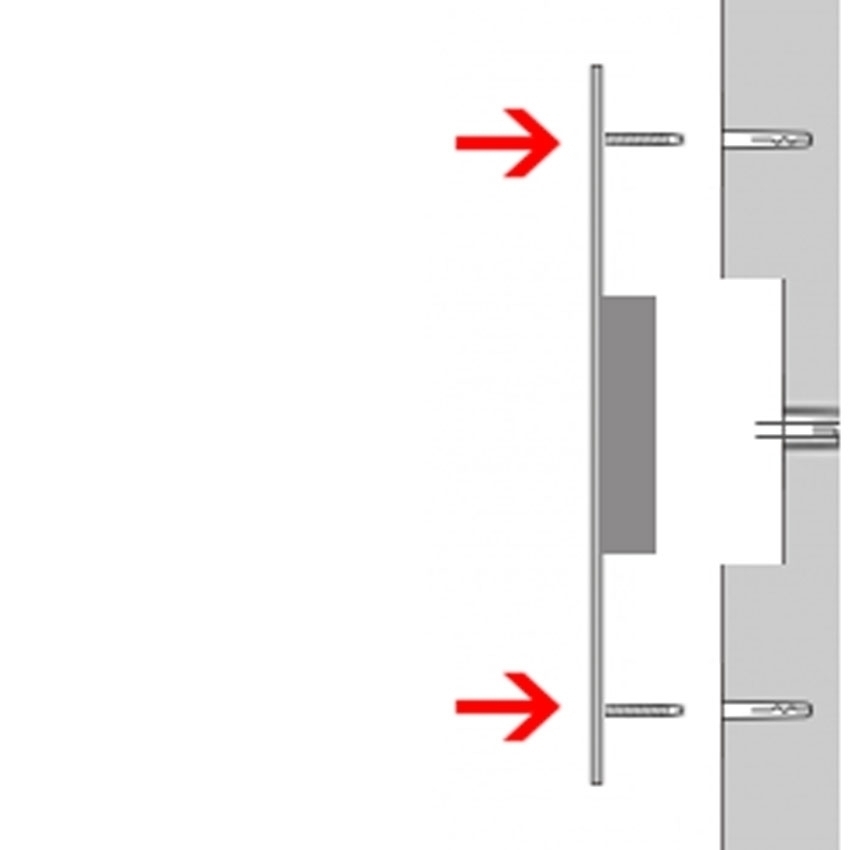 Edelstahl Klingelplatte 150x190 BASIC 421 pulverbeschichtet mit Namensschild - 5 Parteien