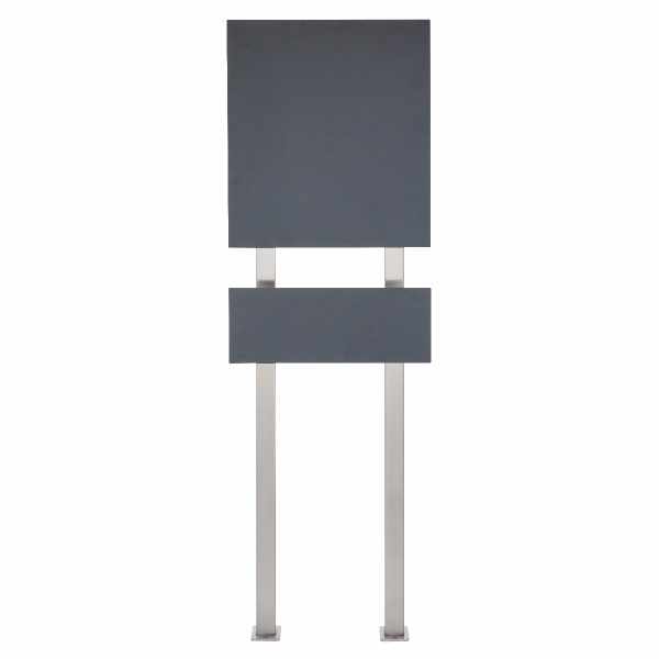 Design mailbox free-standing Schiller MEDIUM VAR - stainless steel V2A powder-coated